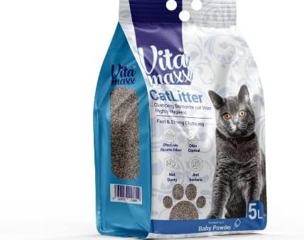 Vita Maxx Baby Powder Clumping Cat Litter 5L Online