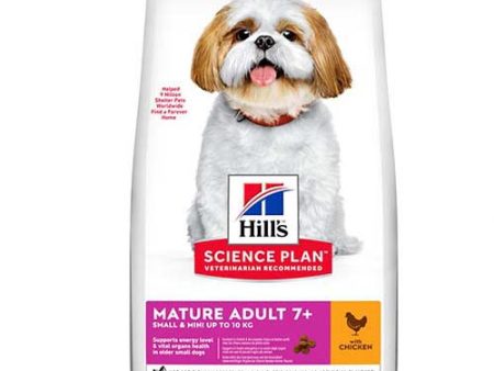 Hill s Science Plan Small & Mini Mature Adult 7+ Dog Food with Chicken 3kg Hot on Sale