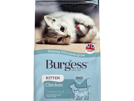 Burgess Kitten Cat Food Chicken 1.5kg Online