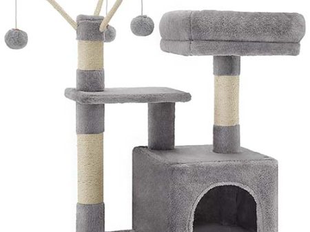 Feandrea Cat Tree Grey 53x32x72 For Sale