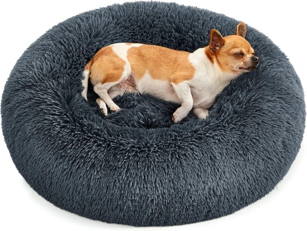 Feandrea Round Pet Bed 60cm Blue on Sale