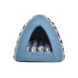 Feline Go Hut Bed Blue 44cm For Cheap