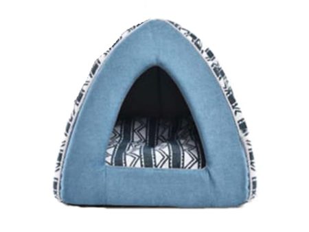 Feline Go Hut Bed Blue 44cm For Cheap