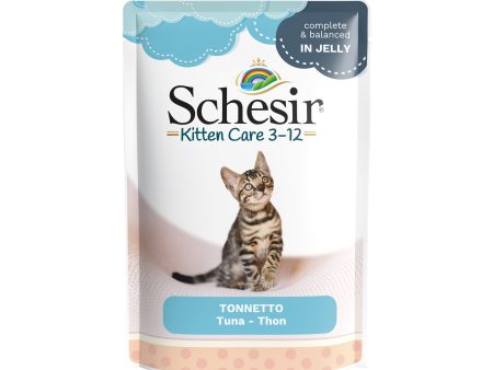 Schesir Kitten Care Tuna in Jelly Pouch 85g Supply