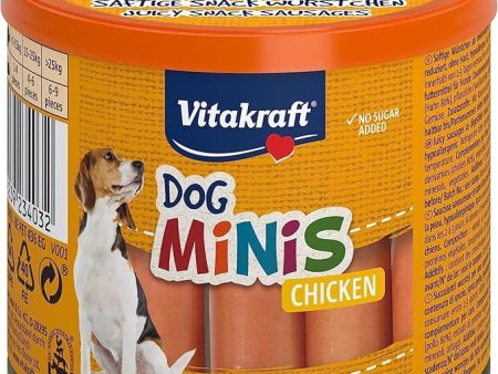 Vitakraft Dog Minis Chicken Snack 120g Discount