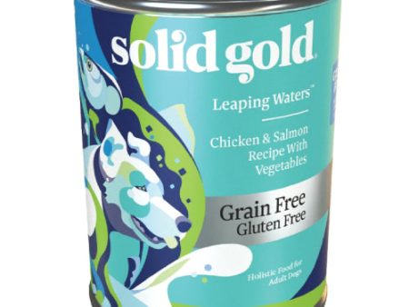 Solid Gold Dog Leaping Water Chicken Salmon & Veg 374g Sale