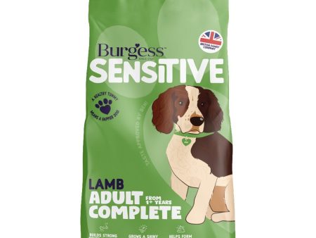 Burgess Sensitive Adult Dog Food Lamb & Rice 2kg on Sale