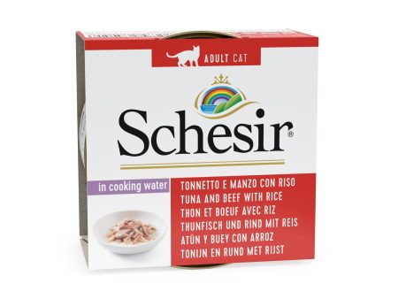 Schesir Cat Tuna & Beef in Rice 85g Tin Cheap