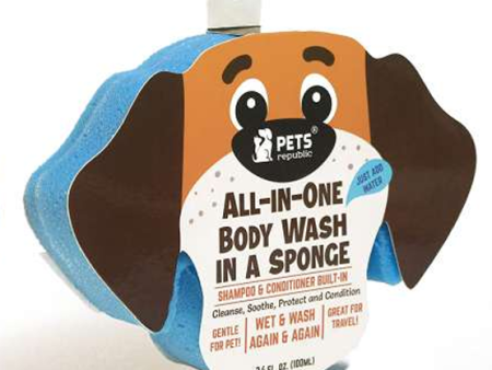 All-In-One Dog Wash Sponge For Sale