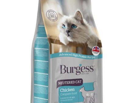 Burgess Adult Sterilized Cat Food Chicken 1.5kg Fashion