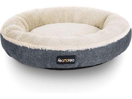 Feandrea Round Pet Bed 55cm Dark Grey Online