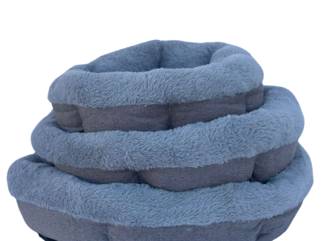 Bed Plush Fabric Grey Online now