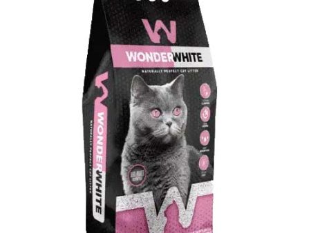 Wonder White Clumping Cat Litter Baby Powder 10kg Hot on Sale