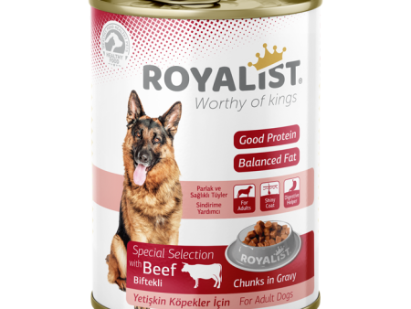 Royalist Dog Beef Chunks in Gravy 400g For Discount