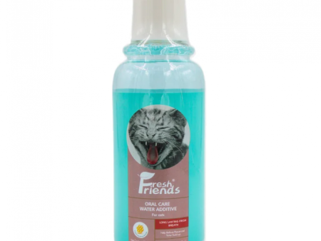 EXP 15FEB25 Fresh Friends Oral Care Water Additive for Cats 330ml For Sale