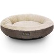 Feandrea Round Pet Bed 55cm Brown For Cheap