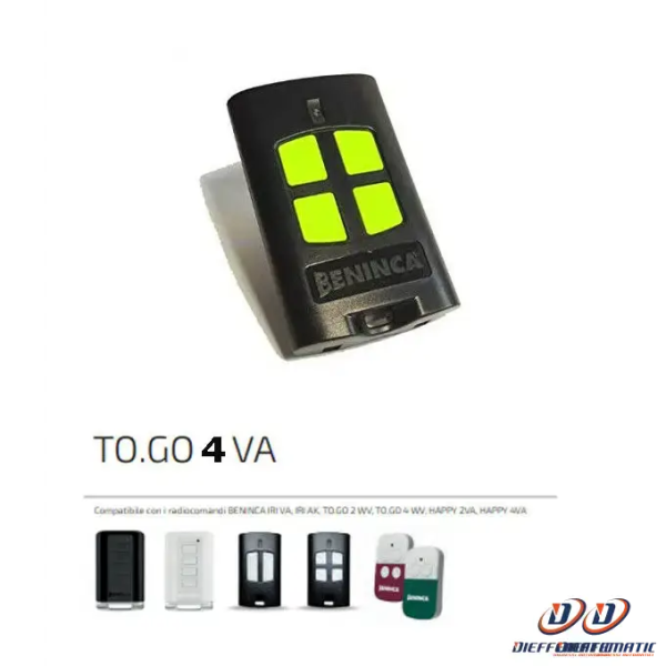 9863174 Telecomando Radiocomando Beninca Togo4Va Ex 9863066 To Go 4Wv Go4 4T Dfm For Discount