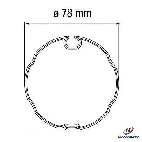 Adattatore Per Tubo Ogiva 78 Per Motore Tm58 Automazione Automatismi Faac 132299 For Discount