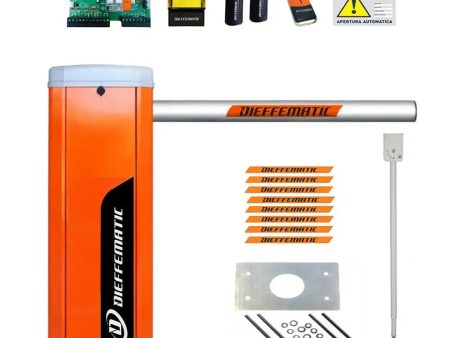 Kit Barriera Automatica 230v Ingressi Asta 4 Metri Limitazione Accessi Varchi Online Sale